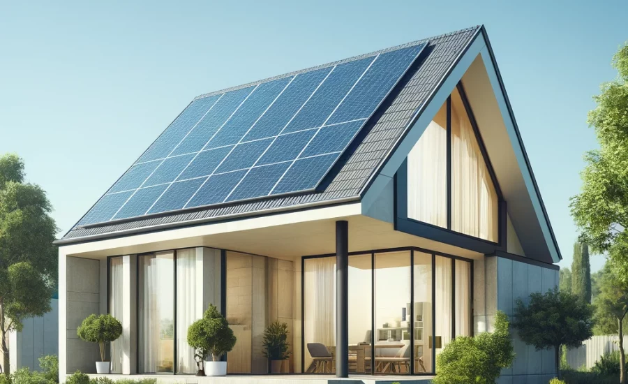 Einfamilienhaus-solar